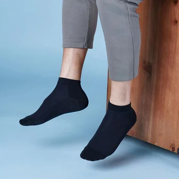 5 пар дышащих антибактериальных мужских носков Xiaomi Mijia, мягкие, защищающие от ионов серебра, антибактериальные Four Seasons Высшего качества