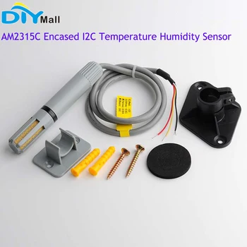 AM2315C Датчик температуры и влажности I2C в корпусе 2,5 V-5,5 V Интерфейс I2C для Arduino Linux/Raspberry Pi Со встроенными резисторами 4,7K