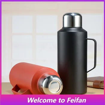 Feifan-Портативный Горшок для сохранения тепла с ручкой, Большая Емкость, Чашка для воды с высокой цветопередачей, Мужской Маленький Чайник Для тушения из стальной пушки