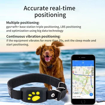 Pet GPS Tracker Smart Locator Собака Бренд Обнаружения домашних Животных Носимый Трекер Bluetooth Для Кошки, Собаки, Птицы, Инструмент Для Отслеживания Анти-Потерянной Записи