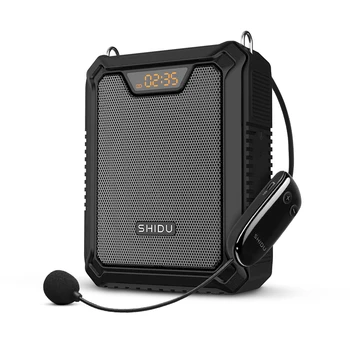 SHIDU 25W IPX 5 водонепроницаемый Беспроводной усилитель UHF портативный Перезаряжаемый громкоговоритель Bluetooth PA для усилителя голоса учителя