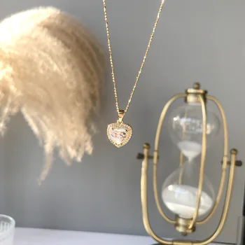 Silvology, ожерелье из стерлингового серебра 925 пробы с полным циркониевым сердечком для женщин, Элегантное минималистичное роскошное ожерелье с блеском, 925 фестивальных украшений